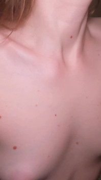 A Student with Tiny Tits Sucks Her Boyfriend's Dick!