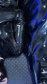Mistressae Sessions with Princess Latex Rubber Doll: Gas Mask 69 Cock Sucking Experiment