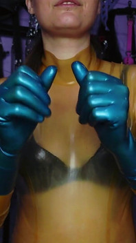 Latexhandschuhe fetisch und Asmr