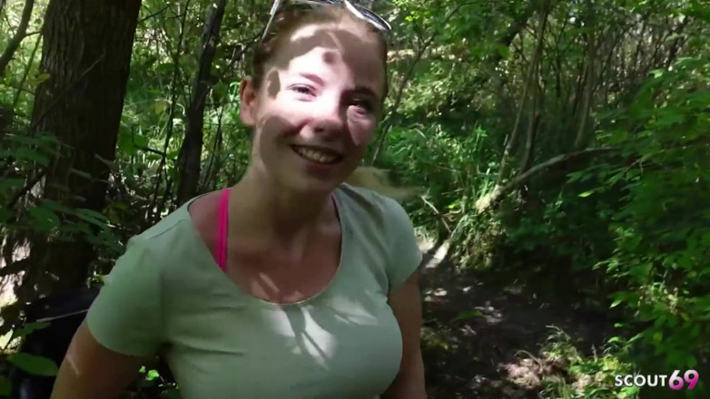 Scout69: German Ginger Girl with Green Eyes Talk to Risky Public...