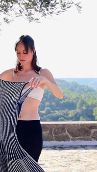 Gordinha deusa grega, maquiagem e roupa