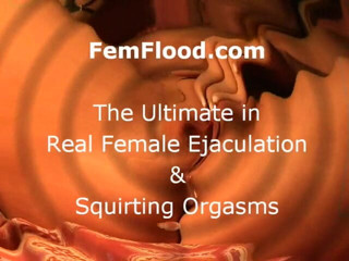 Fem Flood: Busty MILF Tequilla Woods pussy toying solo