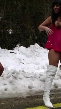 Sâni Mari Lesbiană Distracție