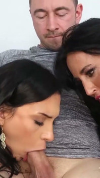 MILF Abi James Demonstrates New Bride Jade Exactly How to Suck a Cock