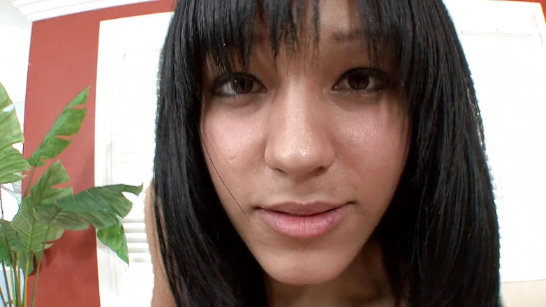 Smokin Hot Teens: Lucky dude eats and fucks dark-hair teen's tight hairy pussy