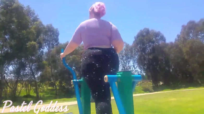 PastelGoddess: BBW schweiß- und furzreinigung nach dem training