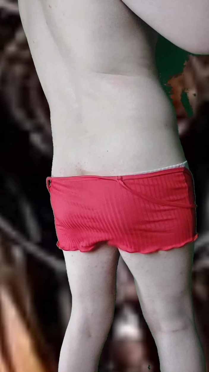 Kitty_Cross: Hot Cute Femboy Booty Sissy in Cute Pajama Bouncing Butt...