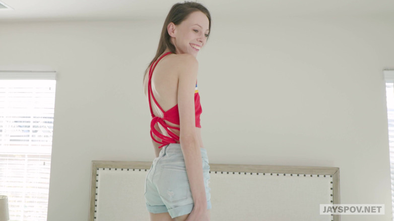 JAYS POV: Tiny Teen Newcomer Aria Haze