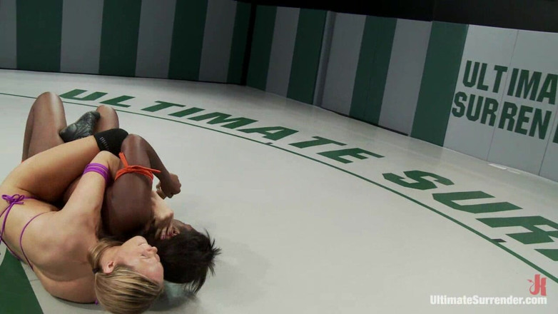 Ultimate surrender by Kink: Blond Battles Stronger African American Girl the Only Non-scripted Competitive...