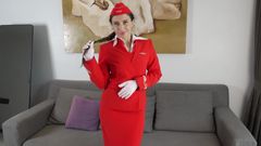 Kriss Kiss: Stewardess of Russian Airline Invited Pilot Home and Fucked Him!...