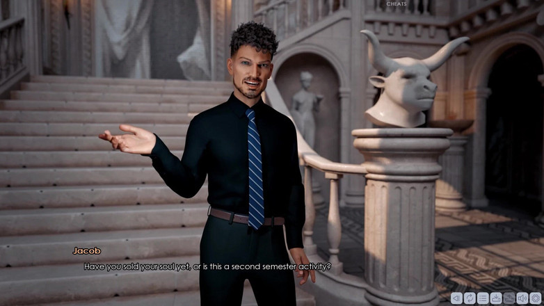 3D Cartoon Porn: Lust Academy 9 - Romantická rande noc Jamese a Haley
