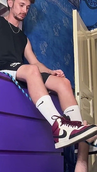 Court Dominance Worshiping Basketball Star Caloss’s Giant Soles