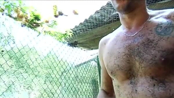 Java Consulting: Dirty girl gets shut off outdoors in the mud