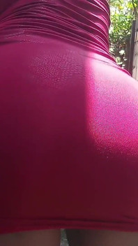 Teasing Rubbing My Pussy in Short Red Dress Squirting Cumming Hard