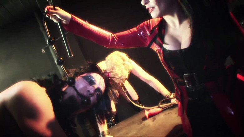 Bizare & Extreme: Dominating mistress drilling ass holes of bondage slaves