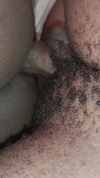 Ebony Step Mom Tight Pussy Getting Fucked Raw by a Guy Living Next Door
