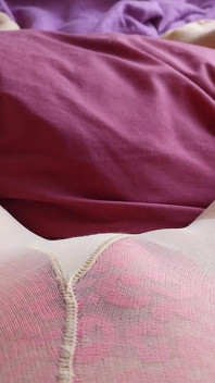 Almost Handsfree Tiny-clit, Butt-plugged Sissygasm