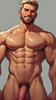 핫한 Ai 에로틱한 남자