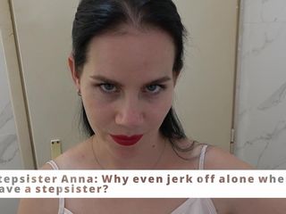 Anna Sky: Stiefschwester anna sah dich beim wichsen und half dir beim...