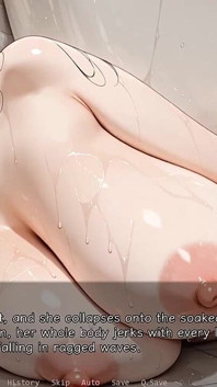 Pent-up pod prysznicem: nieoczekiwany squirting fantasy o swoim przyjacielu - Ntr'ed by My Friend - # 2 - Ai Porn Game