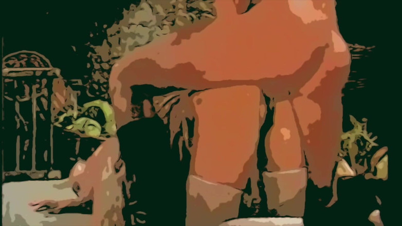 Classic porn cartoon: Krásná Carmen: Hey masturbuje včera se Vegetou a pak jí...