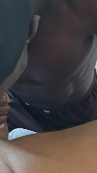 Chocolate Ken & His BBC Sucks My Bwc! 2 Huge Cumshots!