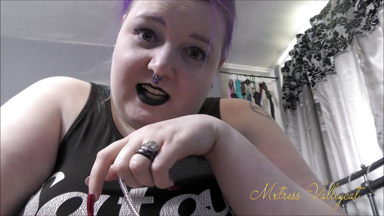 Mxtress Valleycat: Поводок від вашого великого гота Tiddy ghoulfriend