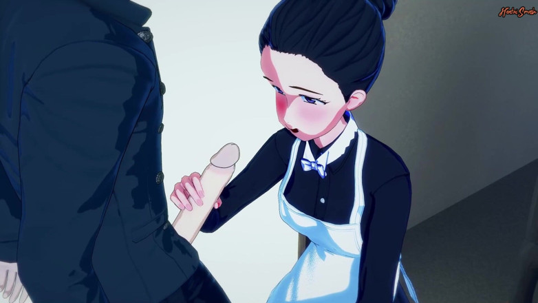 Hentai Smash: Isabella fa un deepthroat a un cazzo prima di ingoiare...
