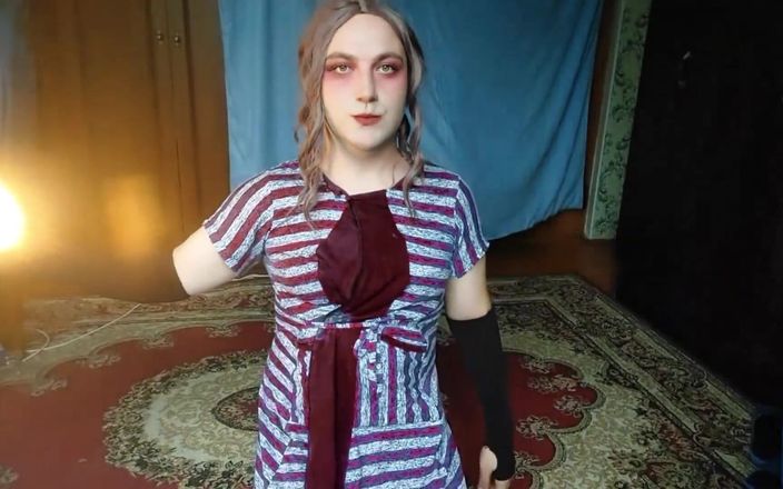 Kitty_Cross: Без рук камшот, симпатичный член ледибой глотает сперму