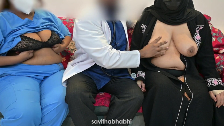 savithabhabhi: Лікар задовольняє свій член медсестрою та мусульманською пацієнткою
