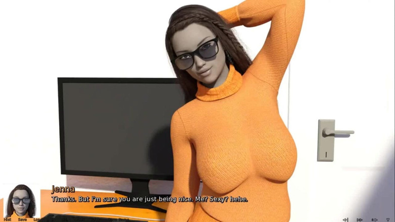 Dirty GamesXxX: Unde este inima: fată tocilară sexy, timidă ep.10
