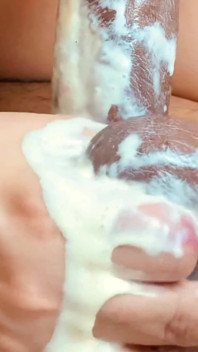 Thirsty Stepmom Blowjob Sucking Stepson Big Cock Gave Him Best Deep Throat He Cum in Mouth While Sucking Tongue Blowjob