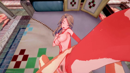Hentai Smash: Katalina swallows your cum then fucked doggystyle from your POV -...