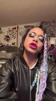 Glam gótica para ano novo