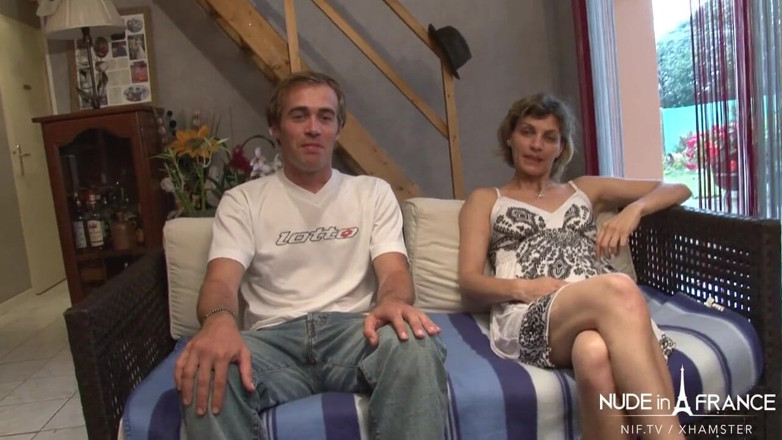 Nude in France: Amateur French couple first time casting couch