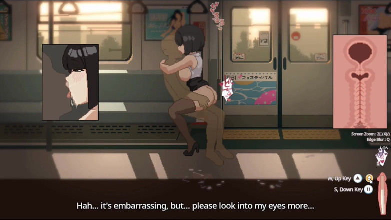 NSFWOtaku: Jeu hentai - Train45 - Hentai Reina, scène de galerie complète
