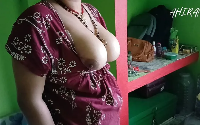 Aahan Ahiran: Aahana Review and Foreplay Her Boobs.