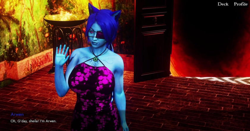 3D Cartoon Porn: Furrhouse 8 : Ophelia-David interrompt le sexe et offre dans le jardin...