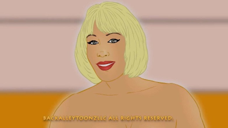 Back Alley Toonz: Seksowna milf Melanie Monroe booty N footsex