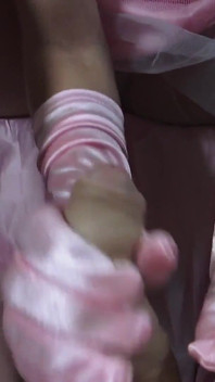 Blond Real Princess Nylons Foot Worshop och Footjob