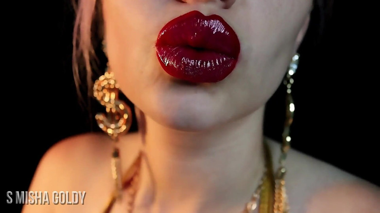 Goddess Misha Goldy: Pelatihan kecanduan bibir! Jadilah benar-benar dicuci otak! Goon &amp; coli 2