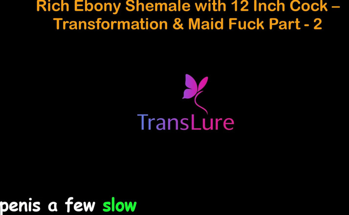 TransLure: English Audio Sex Story Rich Ebony Shemale with 12 Inch Cock -...