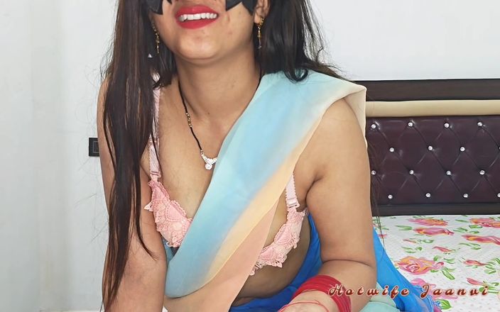 Hotwife Jaanvi: Dominante stiefmutter jaanvi kleiner schwanz demütigung mit schmutzigem spuckspiel