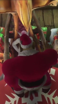 Sexy demon girl cavalga o pau do Papai Noel: Paródia de Warcraft