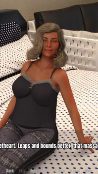 Grandmas house: mature MILF is having orgasm during massage ep.19