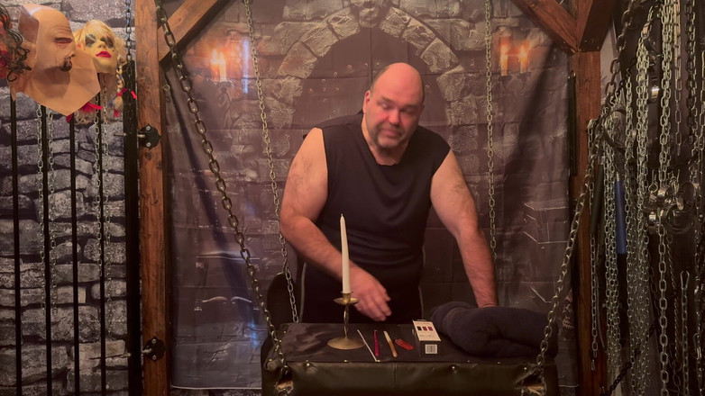 Aaexperiencesltd: Lekce ohnivé hry s Medvědem Lanistou a Dominou Satanou