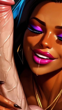 Beautiful Ebony Babes with Bwc - Interracial Fantasy Edit (ai Generated)