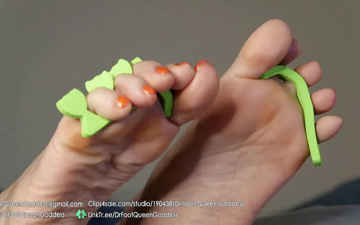 Dr. Foot Queen Goddess: Pedi egg pedicure (orange) part 5