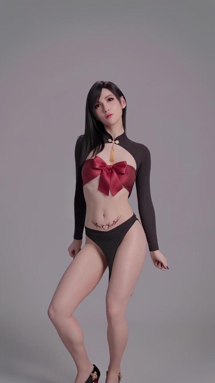 3D-Hentai Games: Dança Hipnotizante de Tifa (phao - 2 Phut Hon)