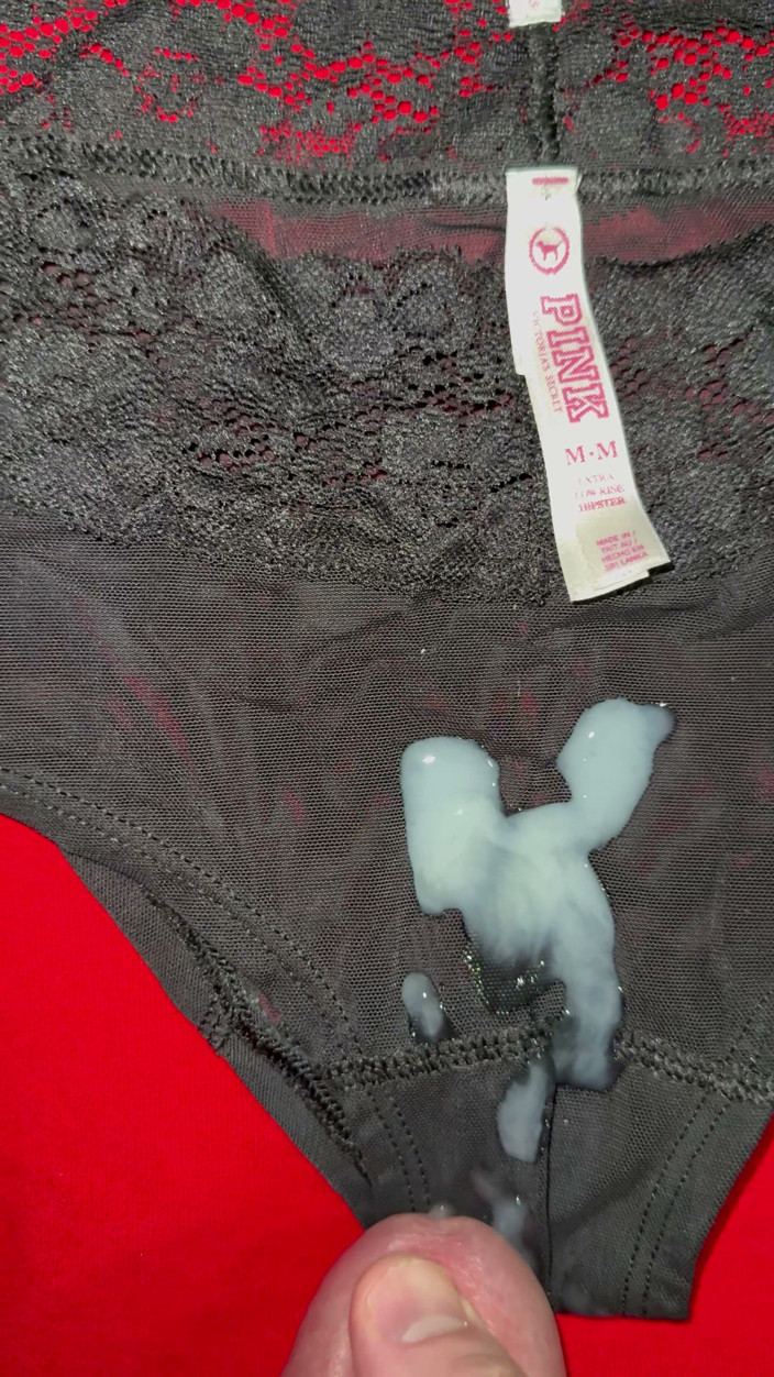 CumDaily: Cum on Wife’s Panties 25